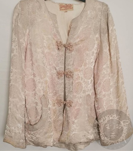 Brokatjacke mid century - brokatjacke, rosa