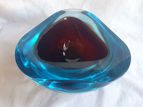 Mid century modern blau rot - blau,