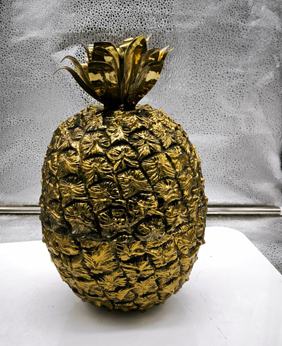 Vintage ananas eiskübel gold - vintage,