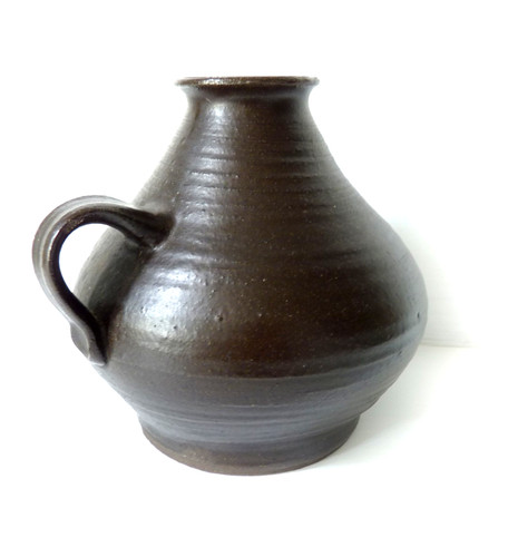 Vase signiert getöpfert kunst - vase,