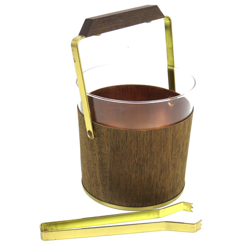 Mid century modern ice bucket - mid-century,