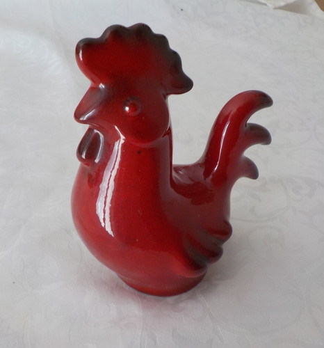 Vintage dekorativer hahn - -,