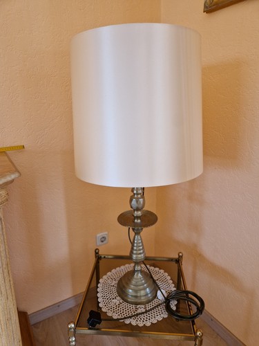 Xxl vintage tischlampe 92cm - vintage,