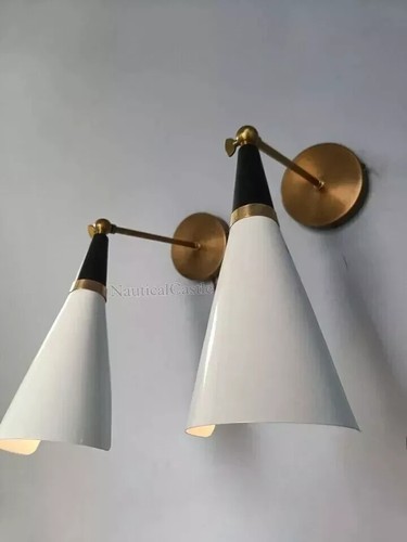 Messing wandlampe handarbeit - wandlampe,