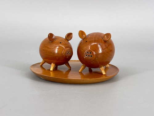 Mid century schweine als - schweine, salz-