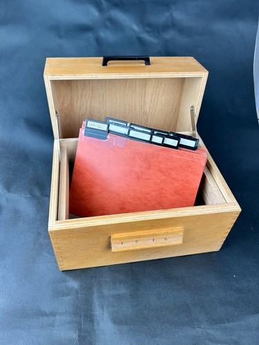 Vintage karteikasten - vintage,