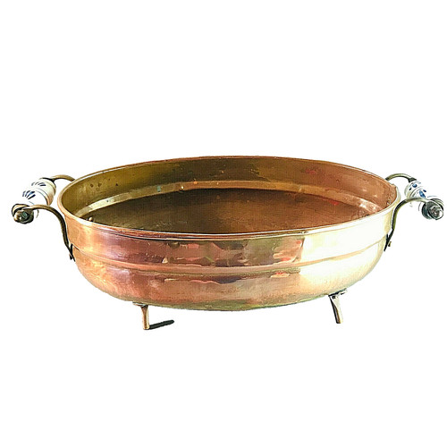 Mid century kupfer übertopf - mid,