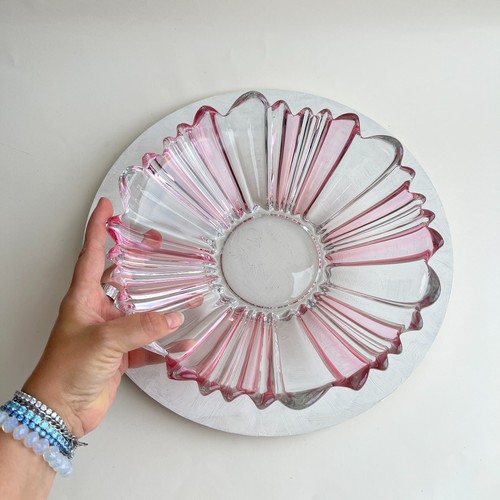 Vintage kunstglas obstschale - kunstglas,