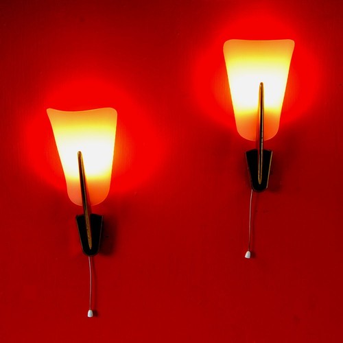 Paar mid century wandlampen - paar, mid-century