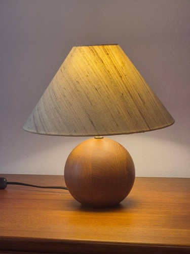 Tischlampe holzkugel fuß - holzkugel,