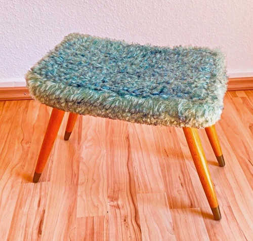 Vintage mid century hocker - vintage,