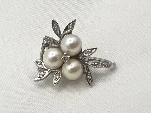Mid century 14k weißgold - century,