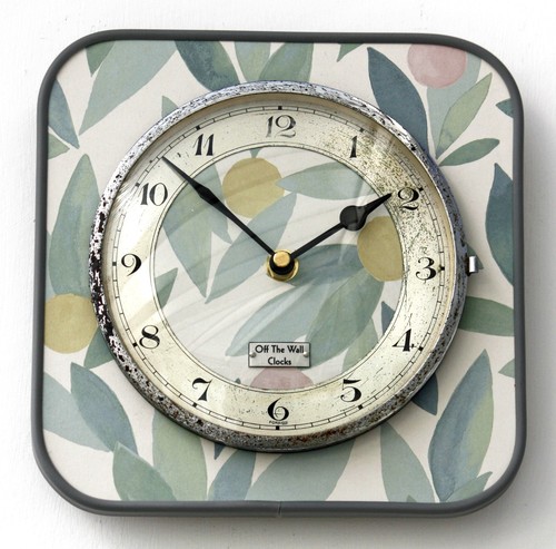 Neu 20cm floral style - floral, wanduhr
