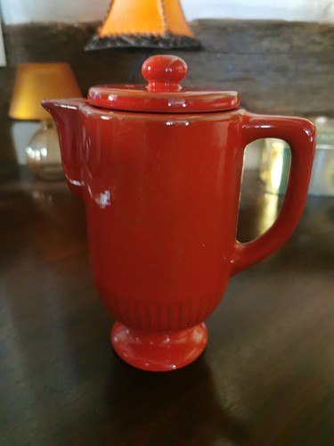 70er keramik kaffeekanne - keramik,