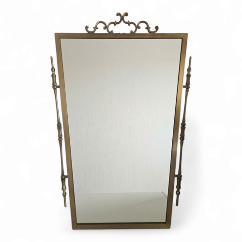Wandspiegel messing vintage - wandspiegel,