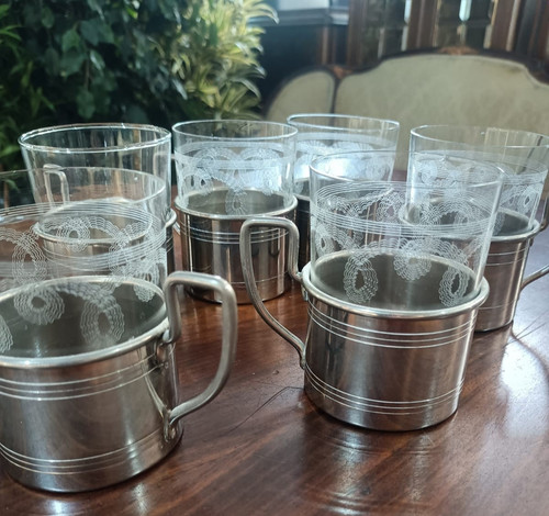 6er set vintage - 6er, teegläser