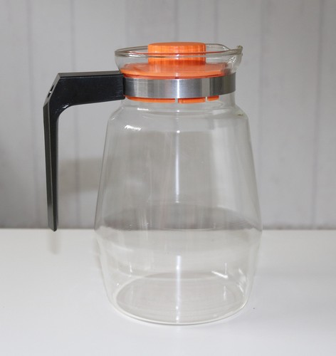 Vintage mid century glaskanne - vintage,