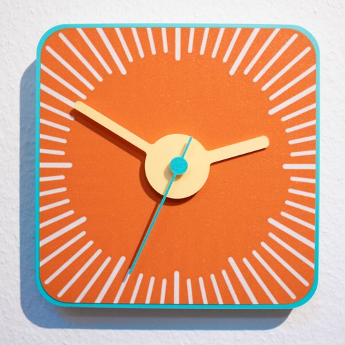 Sunburst teal orange - sunburst, &