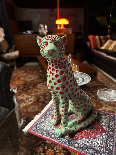 Leoparden figur vintage retro - leoparden,