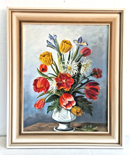 Stillleben ölgemälde blumen - stillleben,