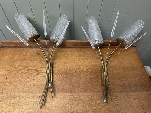 Mid century paar - paar, messing