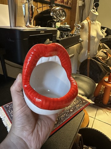 Lippen mund figur keramik - figur,