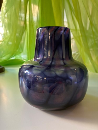 Mid century kunstglas vase - kunstglas,